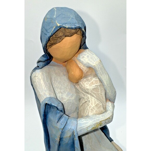 Willow Tree The Christmas Story Mary & Baby Jesus Figurine Susan Lordi Signed - Picture 4 of 16